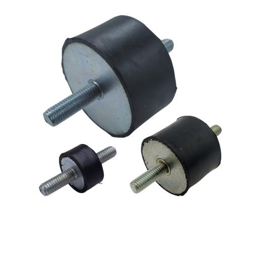 Rubber Mounts Male / Male M3 M4 M5 M6 M8 M10 M12 M16 M20 /  Type A