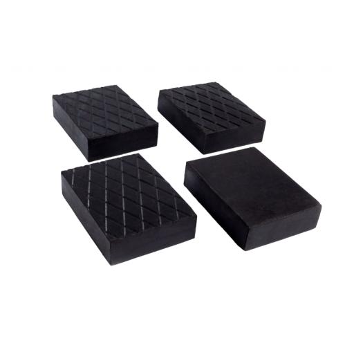 RUBBER BLOCK FOR GARAGE SCISSOR LIFTS - 160 x 120 x 80 / 4 pieces set